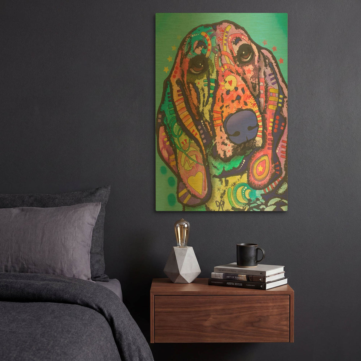 'Austin' By Dean Russo Gold Metal Wall Art