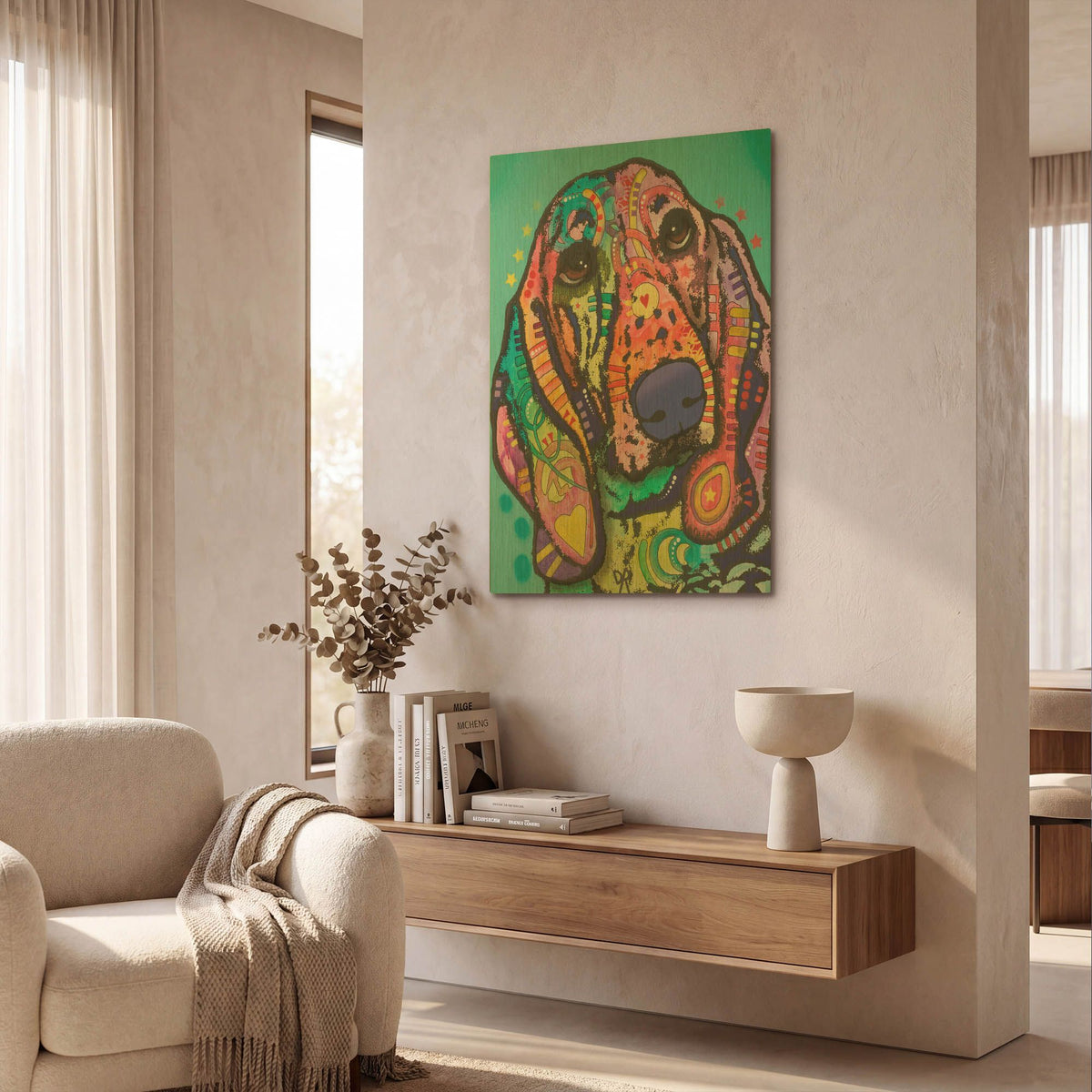 'Austin' By Dean Russo Gold Metal Wall Art