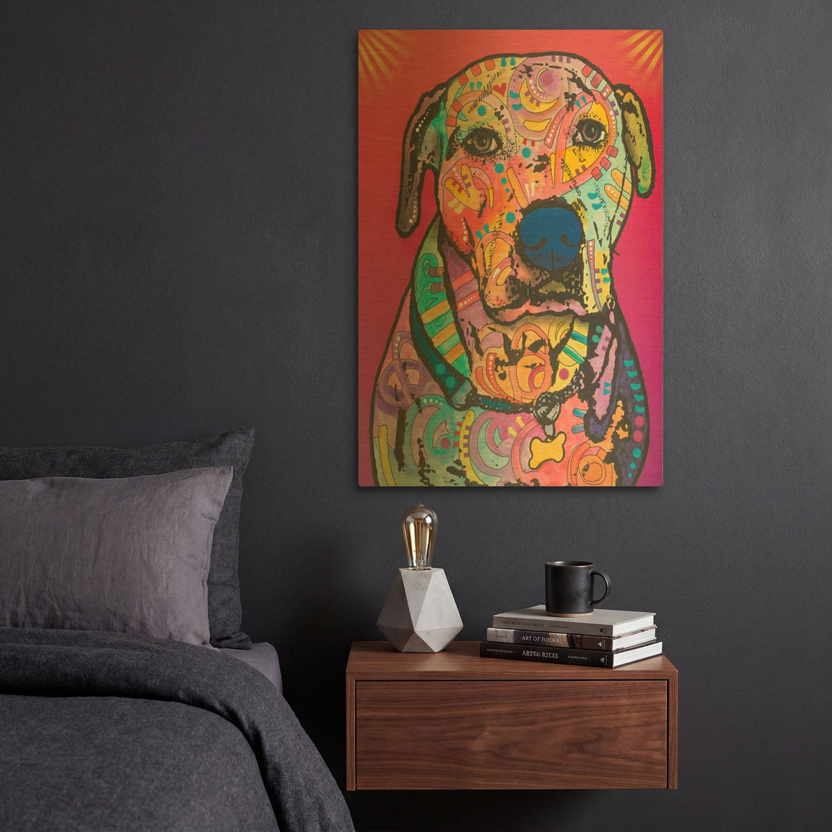 'Chancey' By Dean Russo Gold Metal Wall Art