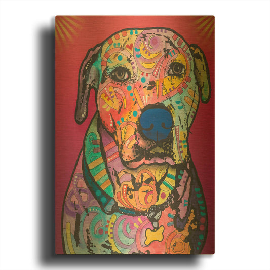 'Chancey' By Dean Russo Gold Metal Wall Art