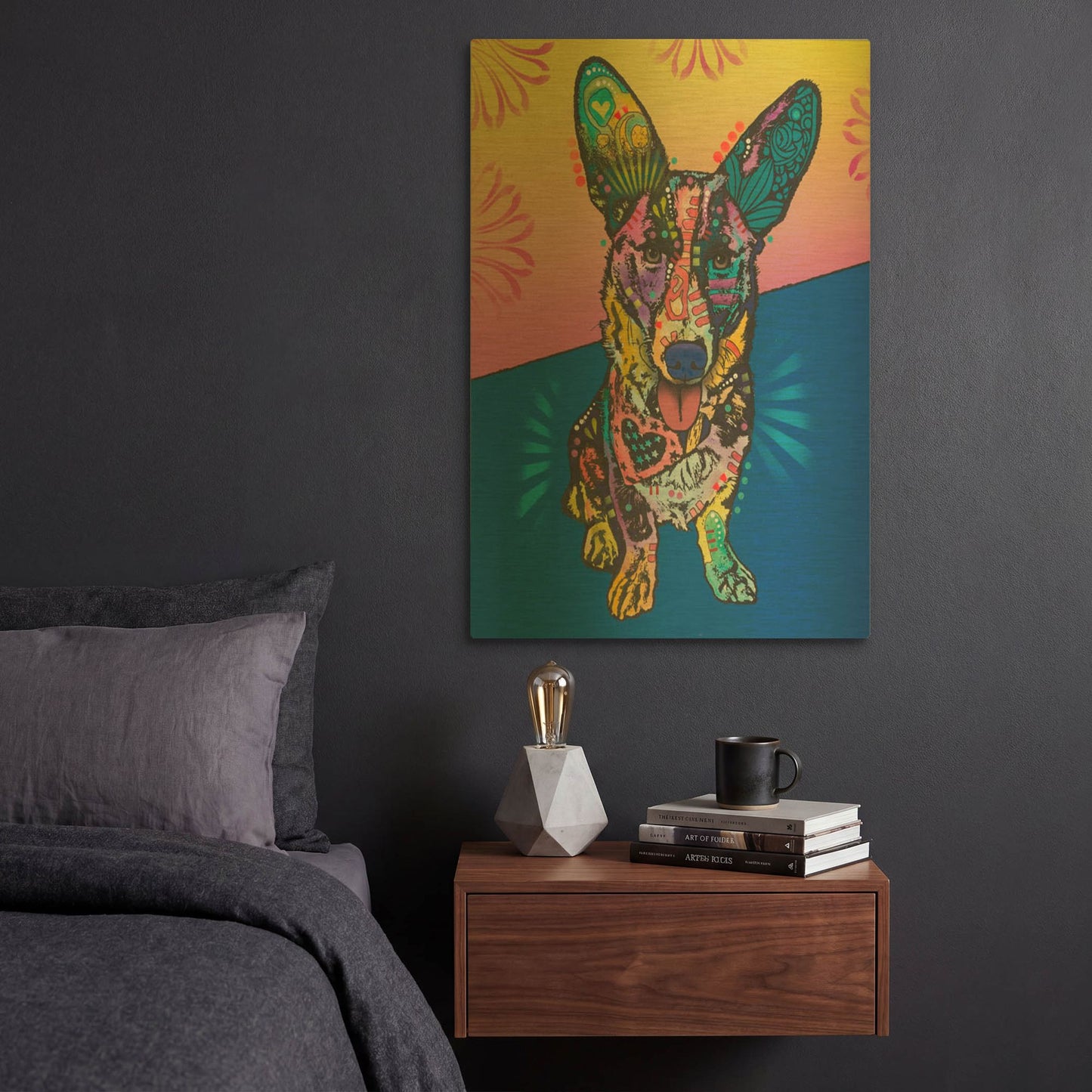 'Gracie' By Dean Russo Gold Metal Wall Art