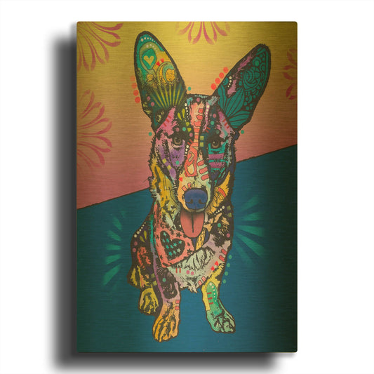 'Gracie' By Dean Russo Gold Metal Wall Art