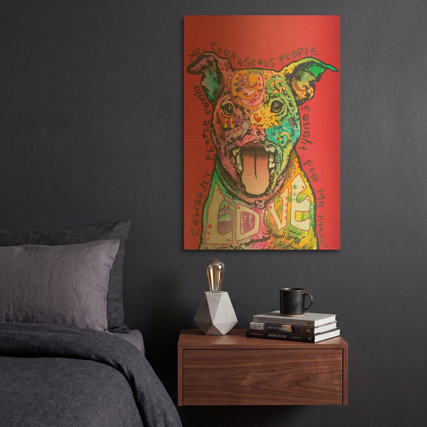 'Khalessi' By Dean Russo Gold Metal Wall Art