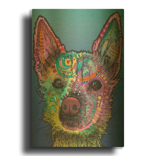 'Ozzie' By Dean Russo Gold Metal Wall Art
