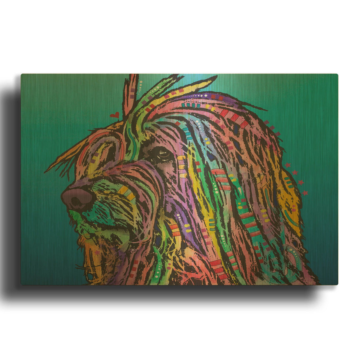 'Scarlett' By Dean Russo Gold Metal Wall Art