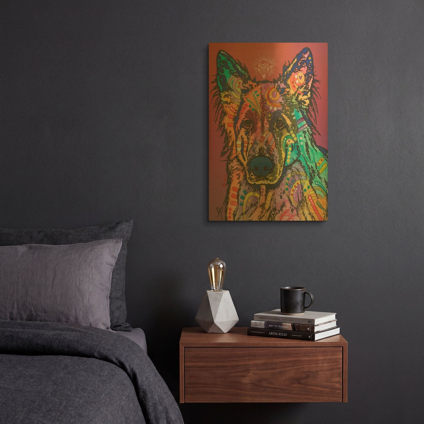 'Timber' By Dean Russo Gold Metal Wall Art