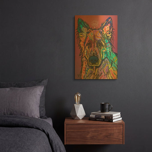 'Timber' By Dean Russo Gold Metal Wall Art