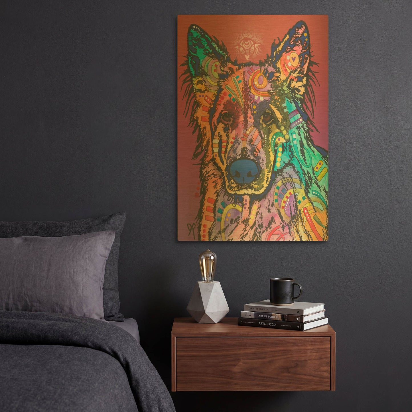 'Timber' By Dean Russo Gold Metal Wall Art