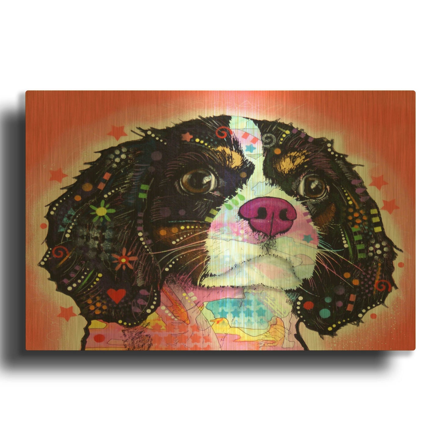 'King Charles' By Dean Russo Gold Metal Wall Art