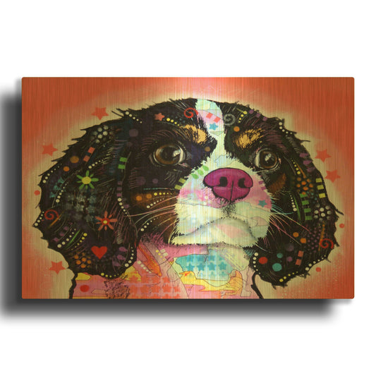 'King Charles' By Dean Russo Gold Metal Wall Art