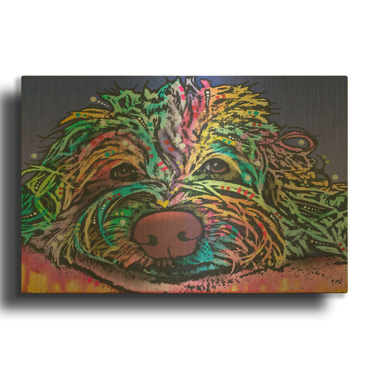 'La Lou 6' By Dean Russo Gold Metal Wall Art