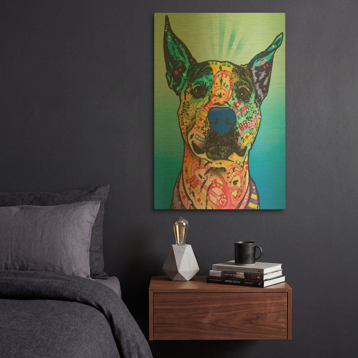 'Lani Ruth 25' By Dean Russo Gold Metal Wall Art