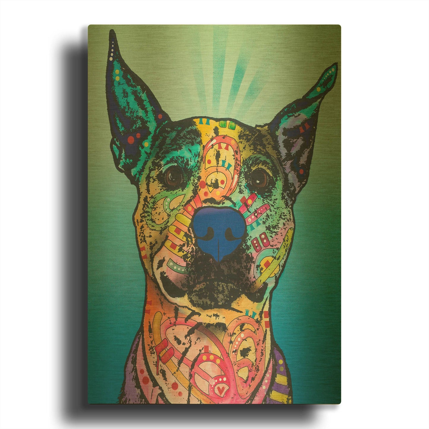 'Lani Ruth 25' By Dean Russo Gold Metal Wall Art