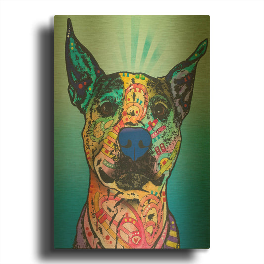 'Lani Ruth 25' By Dean Russo Gold Metal Wall Art