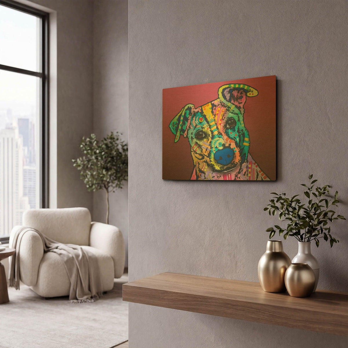 'Liberty Bell 3' By Dean Russo Gold Metal Wall Art