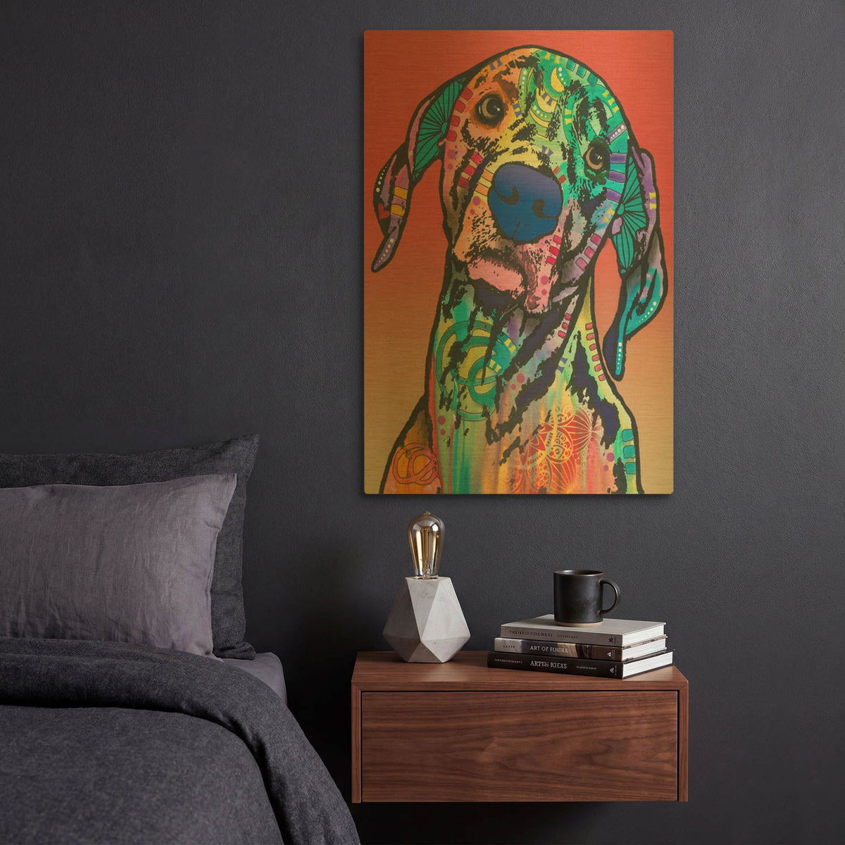 'Napoleon 14' By Dean Russo Gold Metal Wall Art