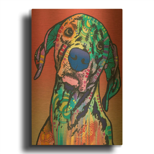'Napoleon 14' By Dean Russo Gold Metal Wall Art