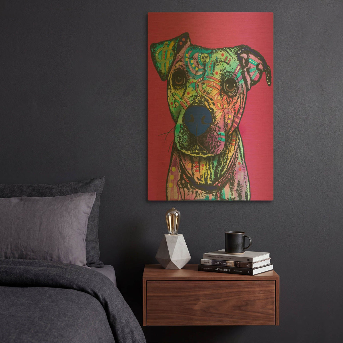 'Rosa 23' By Dean Russo Gold Metal Wall Art