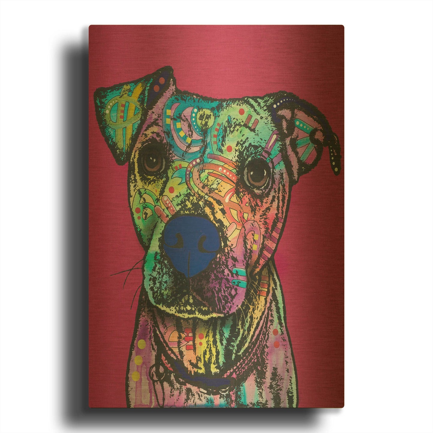 'Rosa 23' By Dean Russo Gold Metal Wall Art