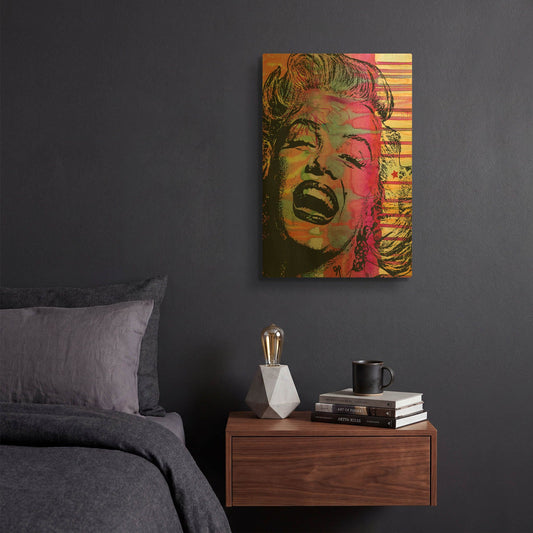 'Marilyn' By Dean Russo Gold Metal Wall Art