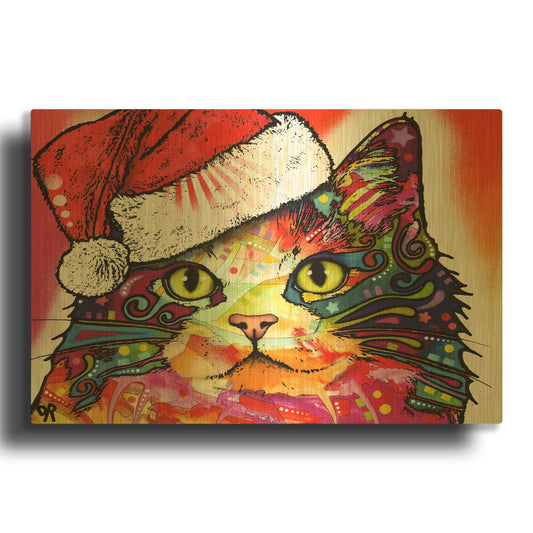 'Ragamuffin Christmas Edition' By Dean Russo Gold Metal Wall Art