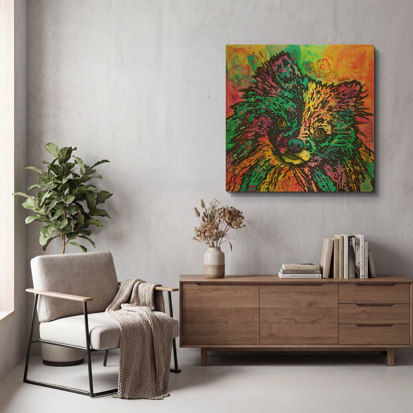'Dasher' By Dean Russo Gold Metal Wall Art