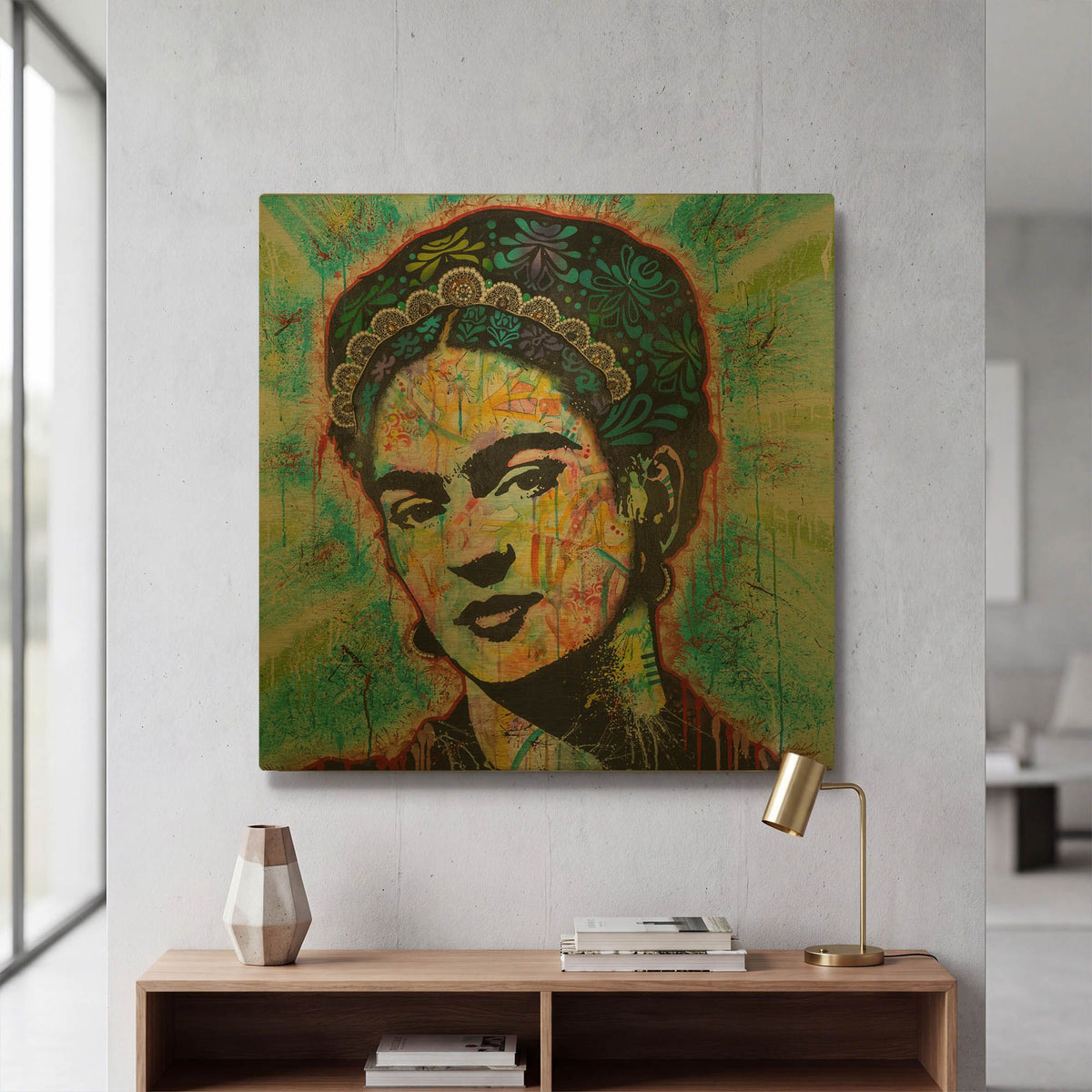 'Frida' By Dean Russo Gold Metal Wall Art