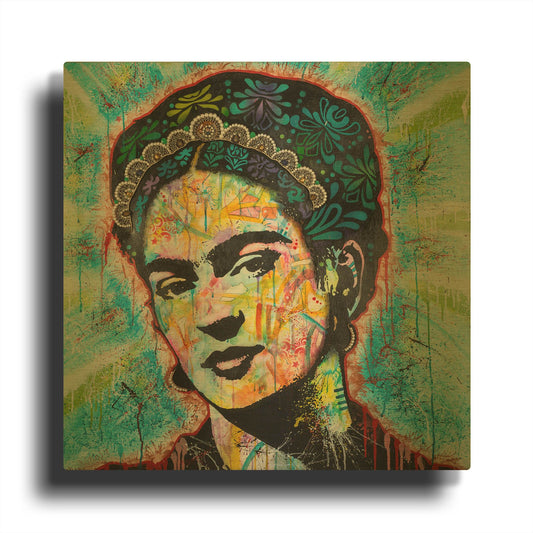 'Frida' By Dean Russo Gold Metal Wall Art