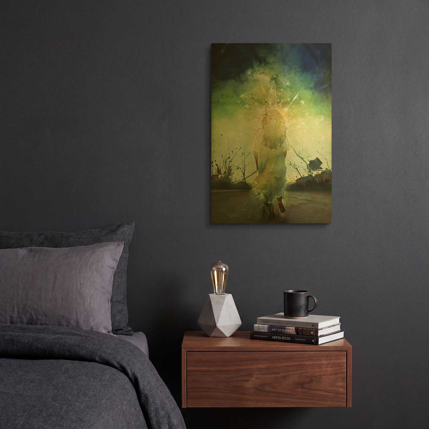 'Your Troubles Are Over' By Mario Sanchez Nevado Gold Metal Wall Art