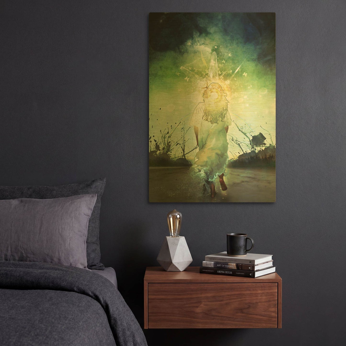 'Your Troubles Are Over' By Mario Sanchez Nevado Gold Metal Wall Art