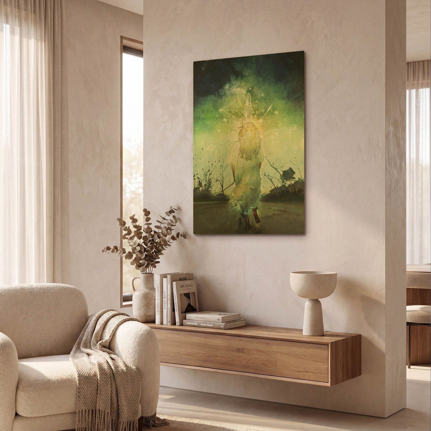 'Your Troubles Are Over' By Mario Sanchez Nevado Gold Metal Wall Art