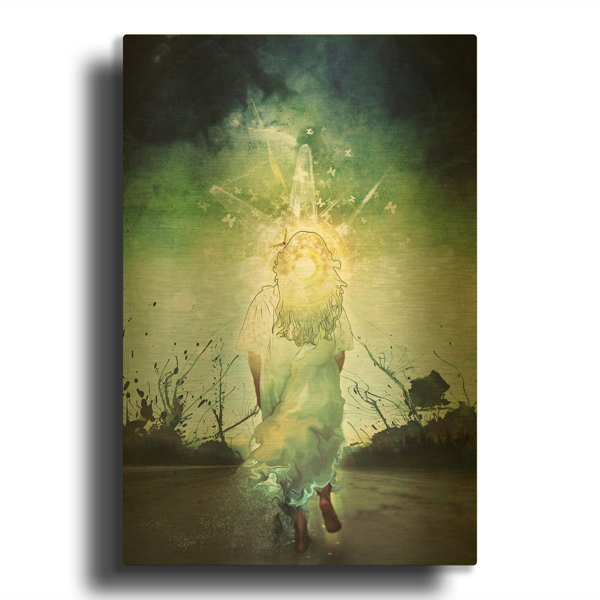 'Your Troubles Are Over' By Mario Sanchez Nevado Gold Metal Wall Art