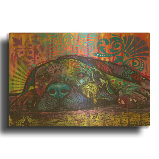 'Lay Down' By Dean Russo Gold Metal Wall Art
