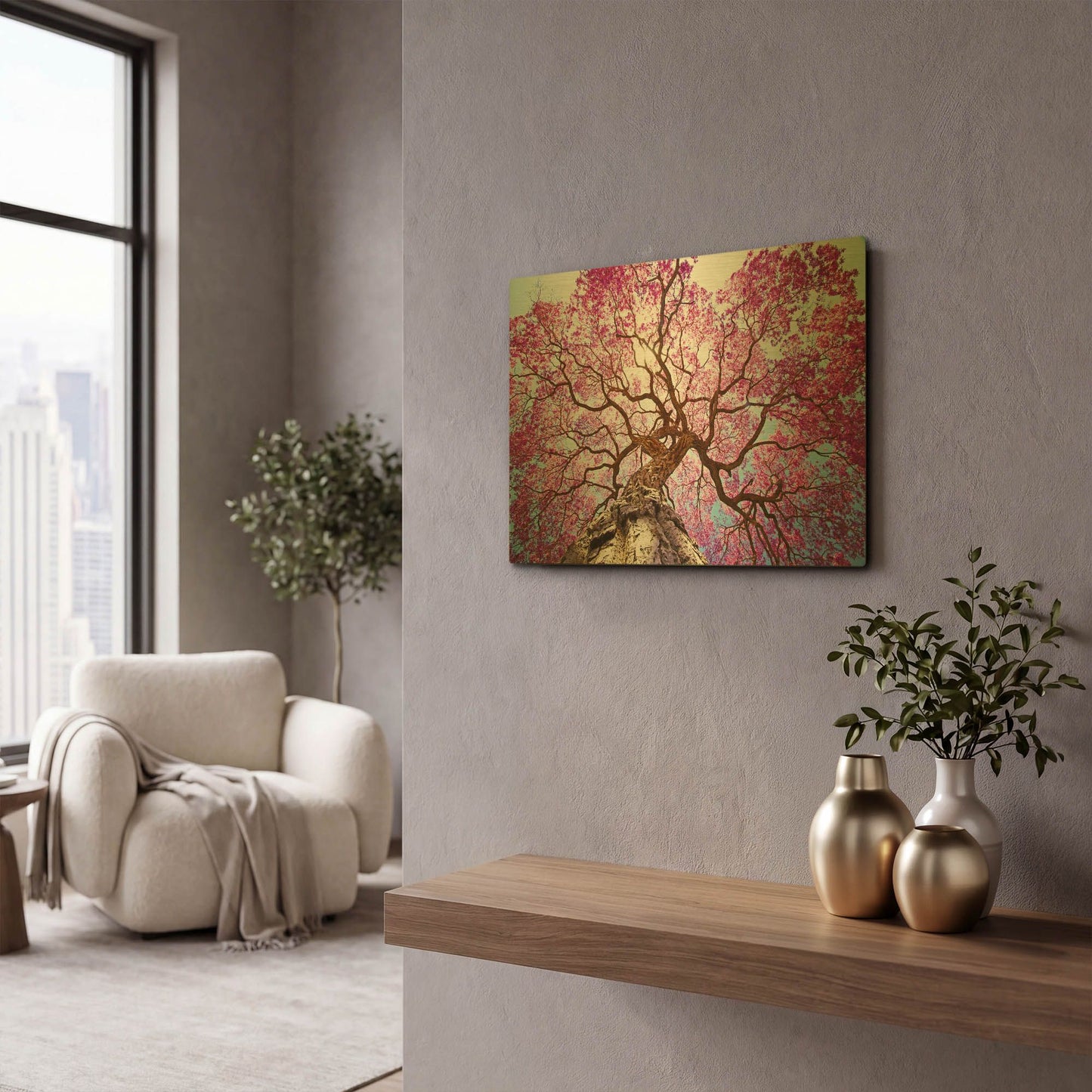 'Thing of Beauty' By LUXE Gold Metal Wall Art