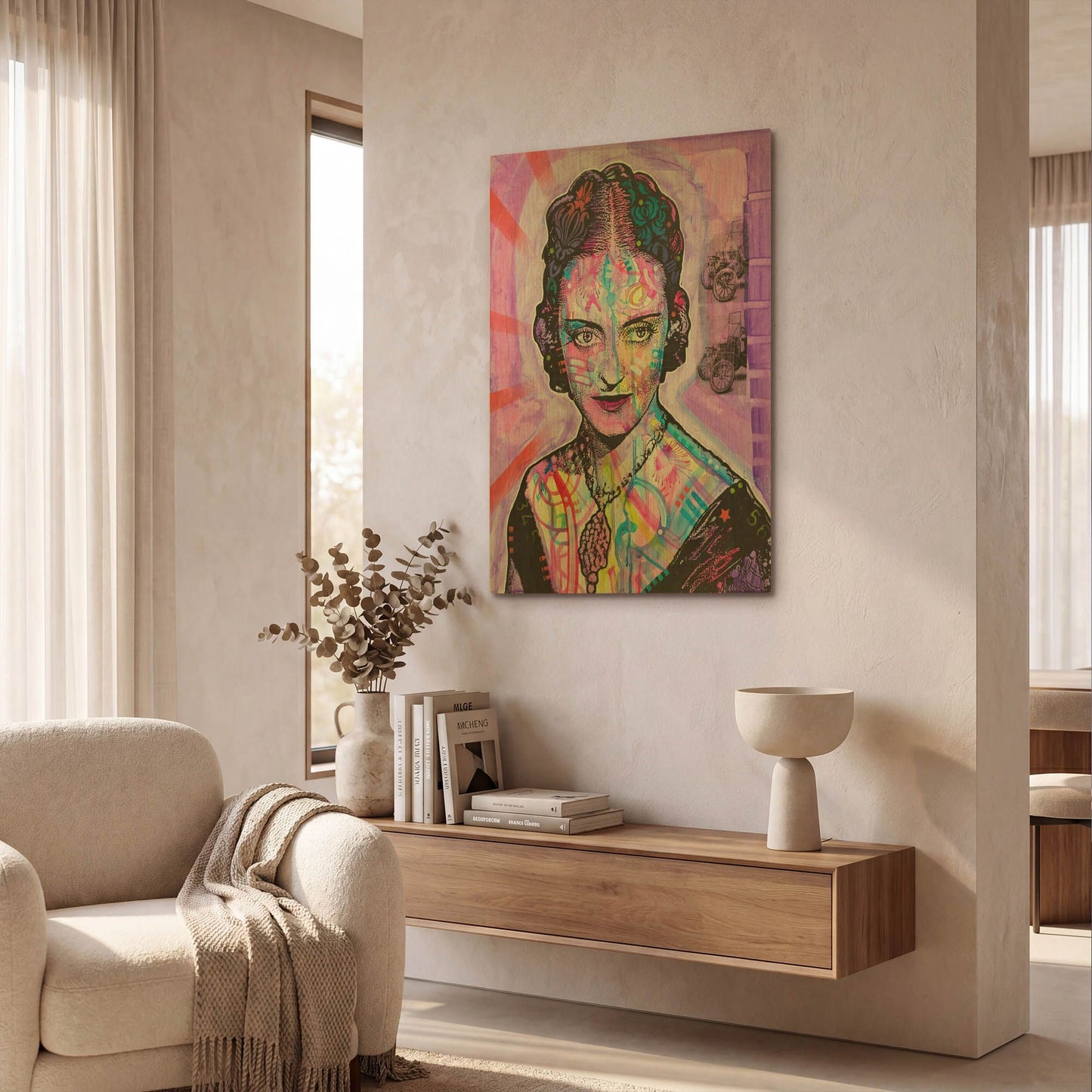 'Bette Davis' By Dean Russo Gold Metal Wall Art
