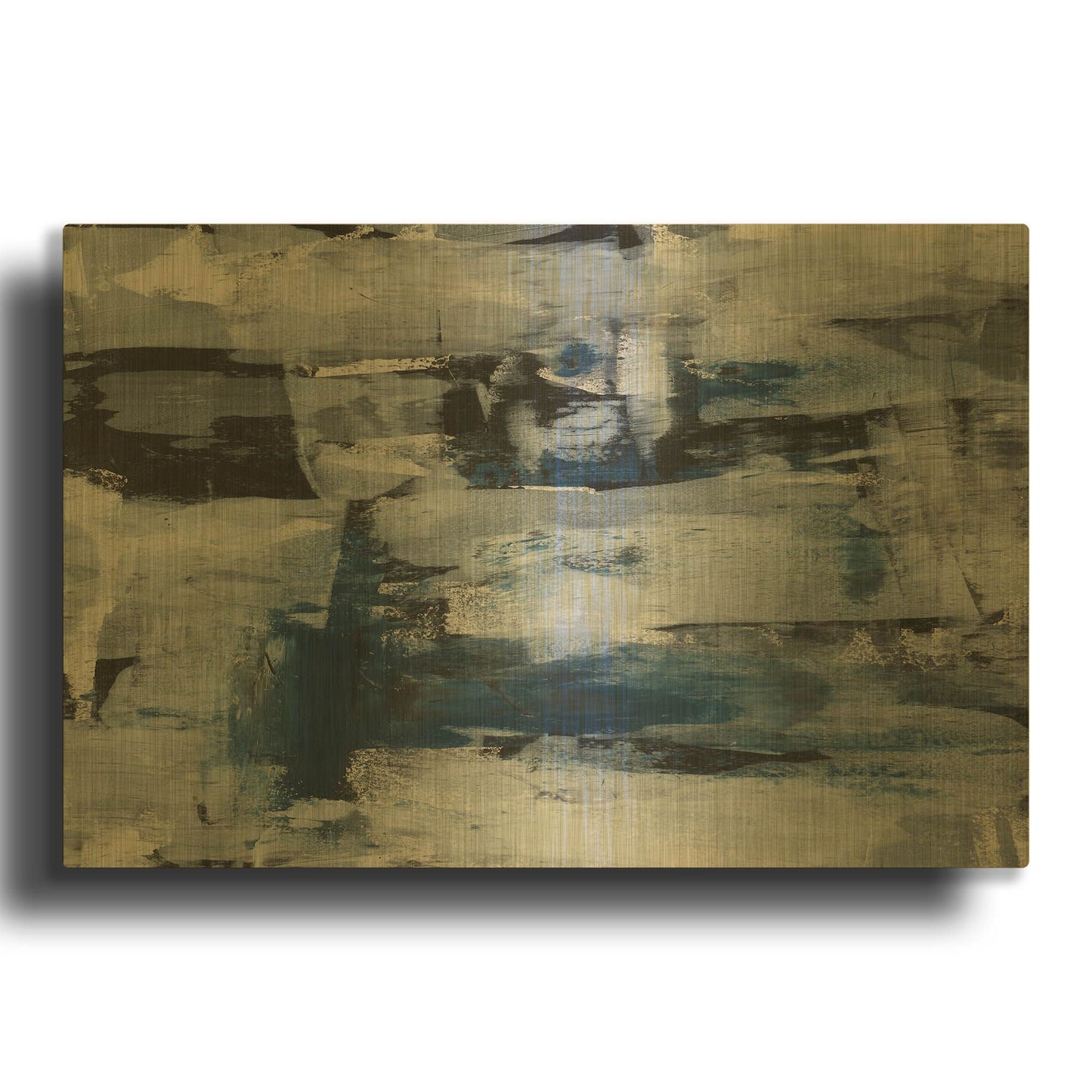 'Midnight Ice' By LUXE Gold Metal Wall Art