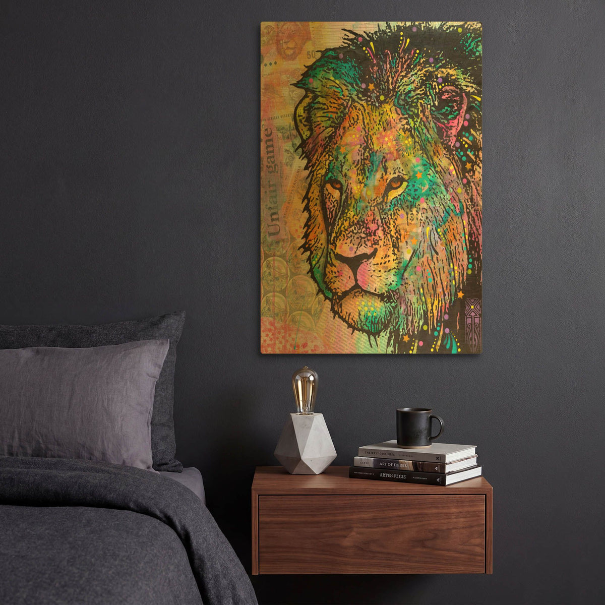 'The Poached' By Dean Russo Gold Metal Wall Art