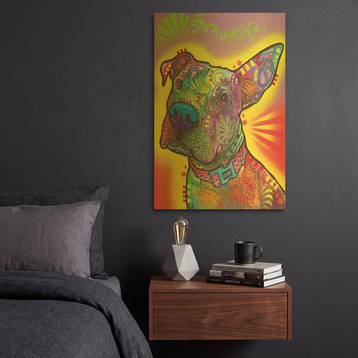 'Izzy' By Dean Russo Gold Metal Wall Art