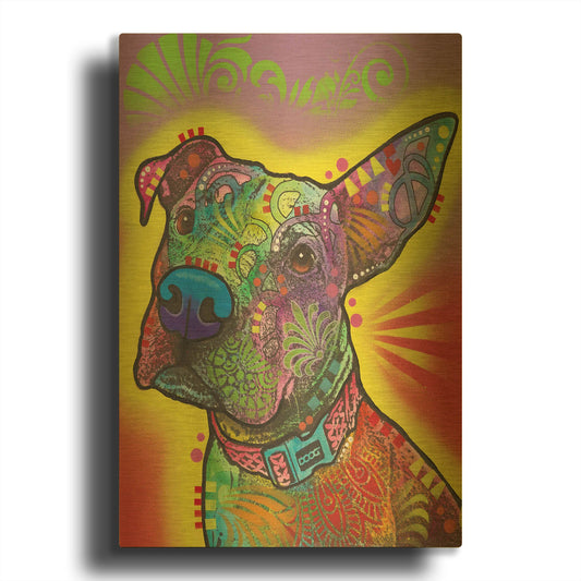 'Izzy' By Dean Russo Gold Metal Wall Art