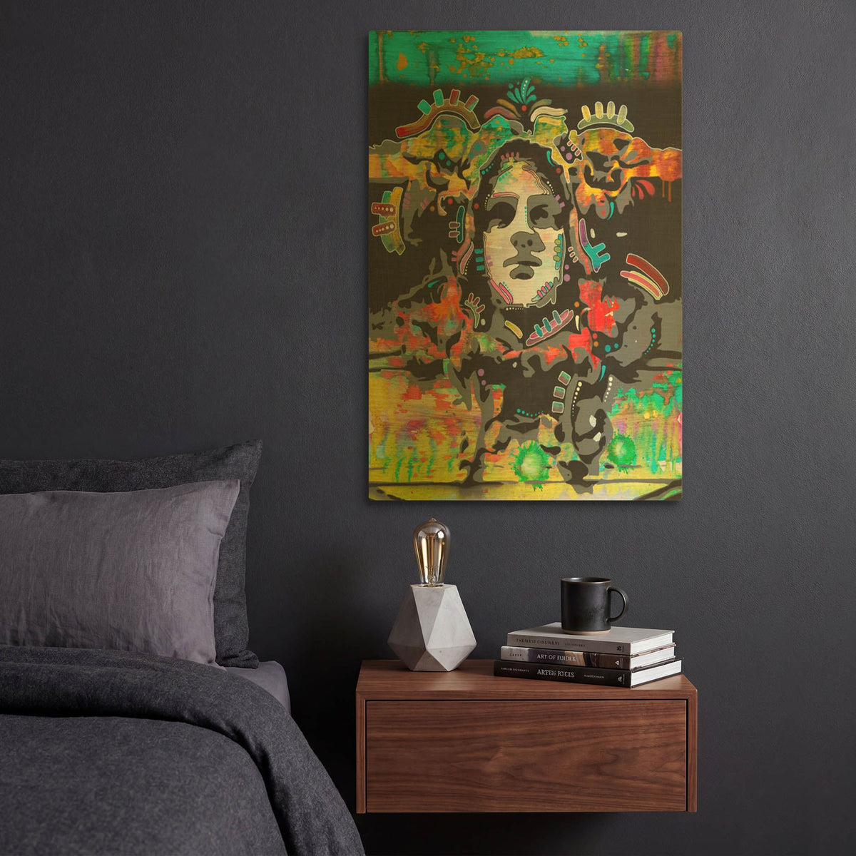 'Psyche' By Dean Russo Gold Metal Wall Art