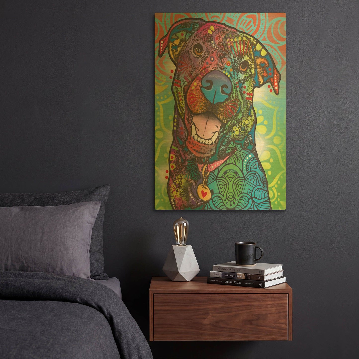 'Louie' By Dean Russo Gold Metal Wall Art