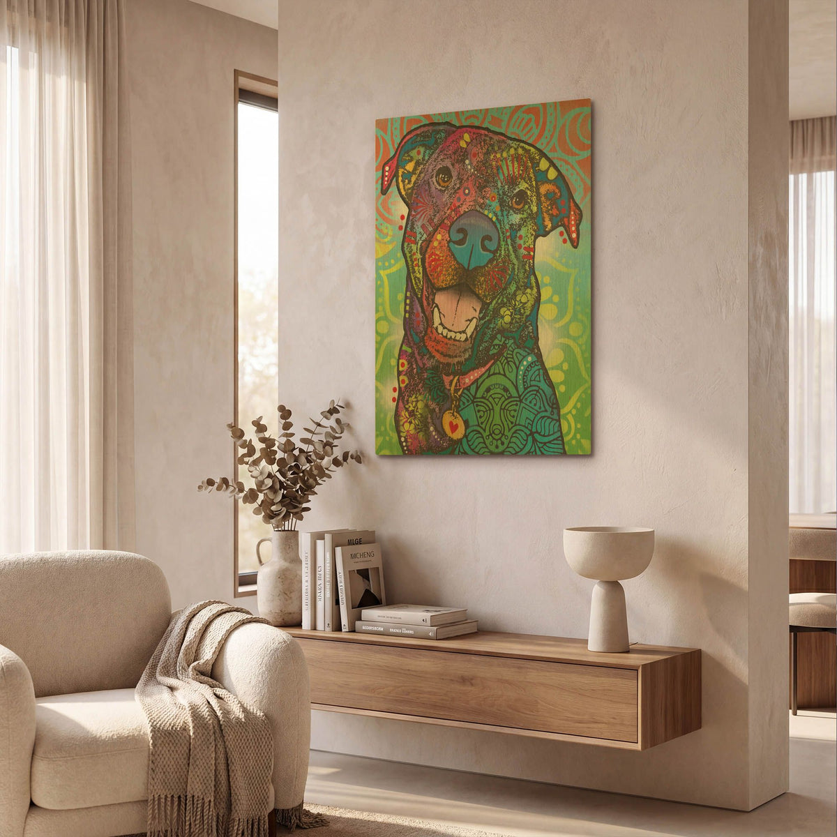 'Louie' By Dean Russo Gold Metal Wall Art
