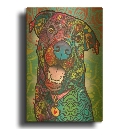 'Louie' By Dean Russo Gold Metal Wall Art