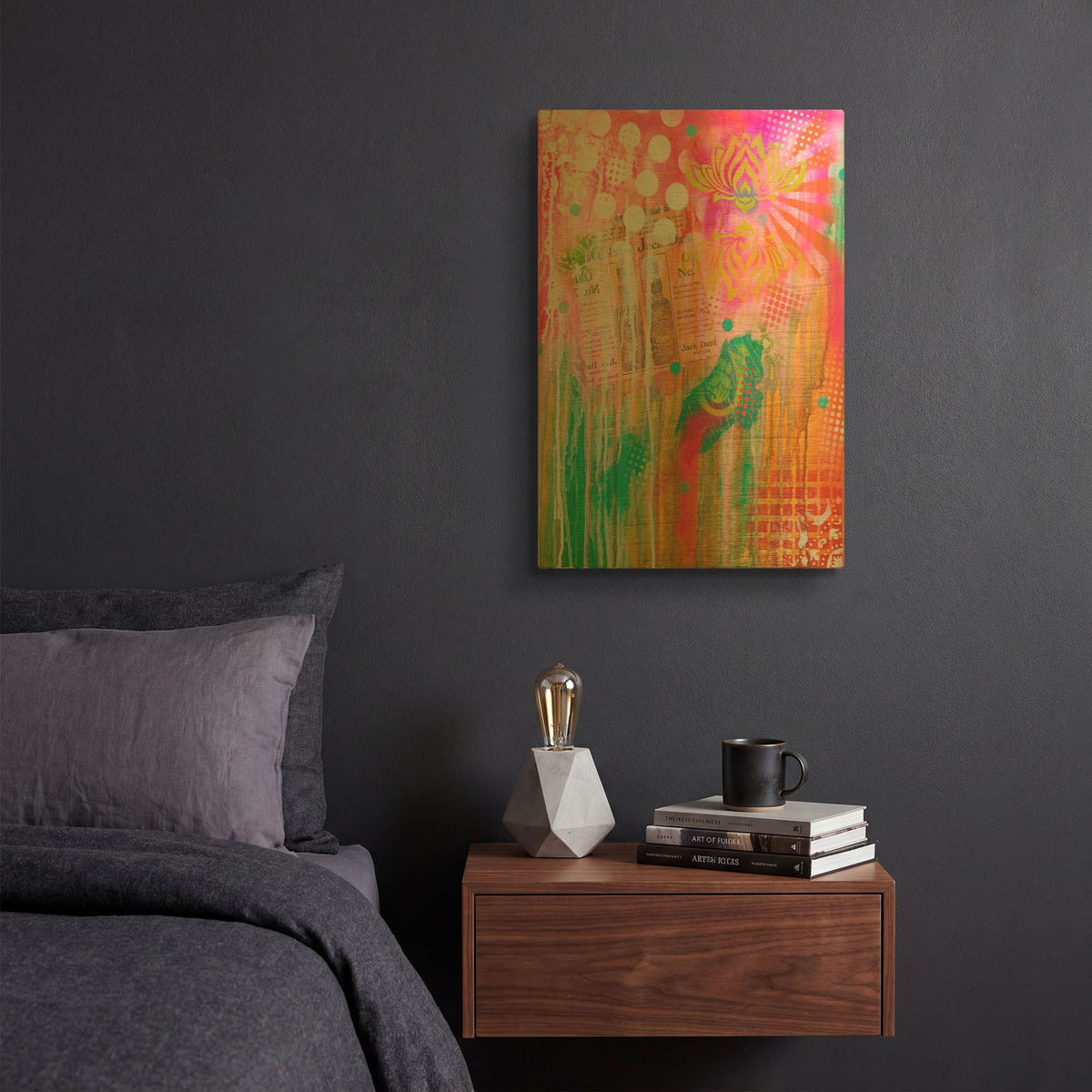'Dreaming Of Jack' By Dean Russo Gold Metal Wall Art
