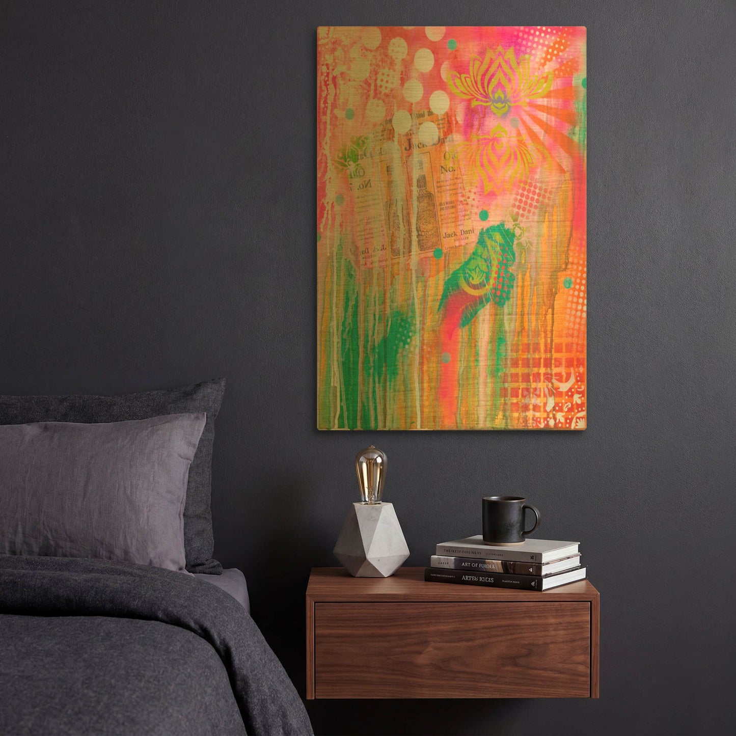 'Dreaming Of Jack' By Dean Russo Gold Metal Wall Art
