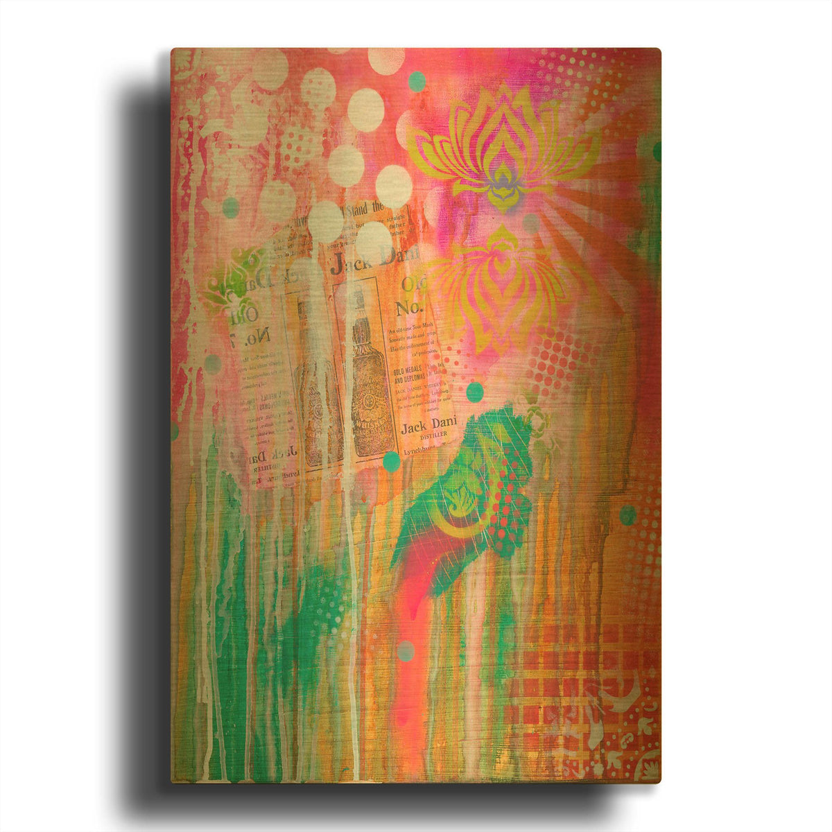 'Dreaming Of Jack' By Dean Russo Gold Metal Wall Art