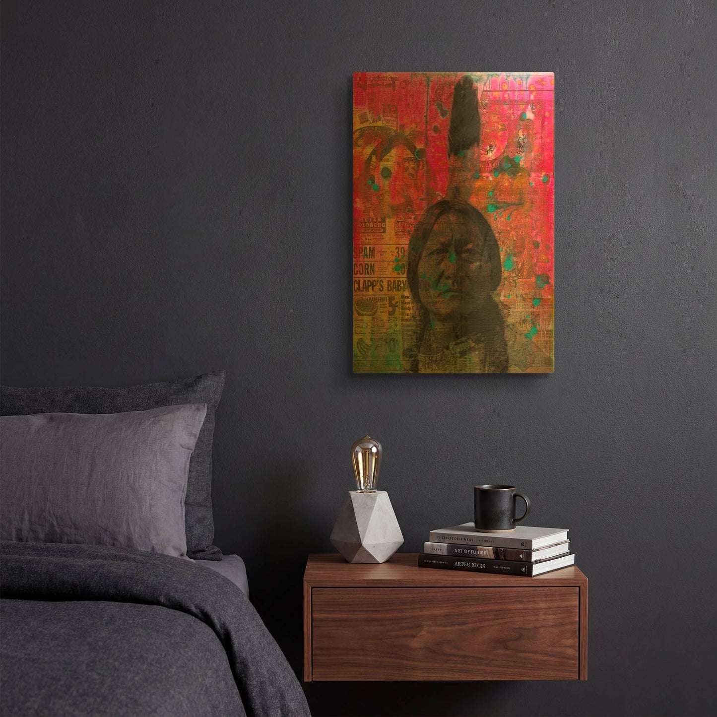 'Harvest' By Dean Russo Gold Metal Wall Art