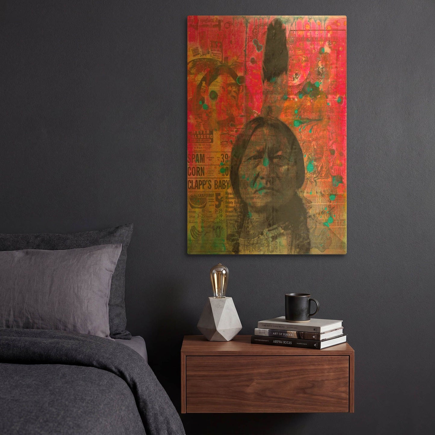 'Harvest' By Dean Russo Gold Metal Wall Art