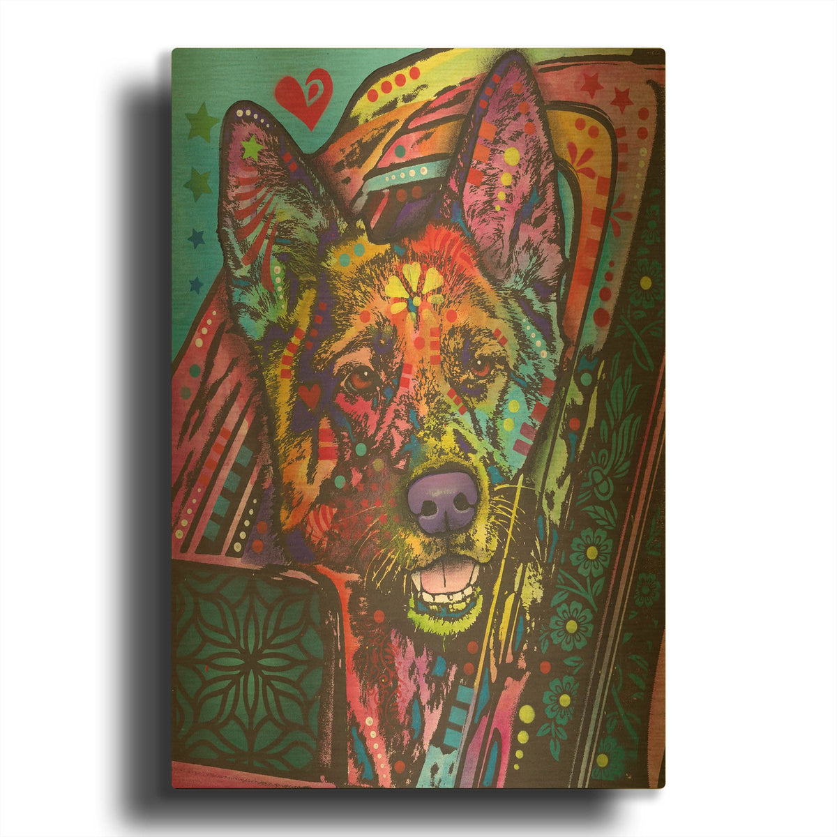 'Jax' By Dean Russo Gold Metal Wall Art