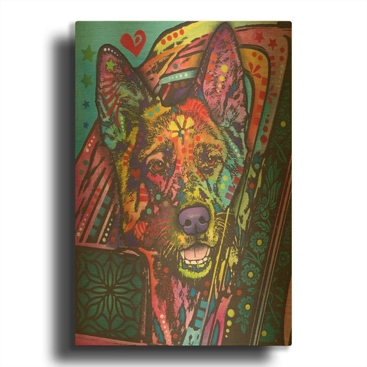'Jax' By Dean Russo Gold Metal Wall Art